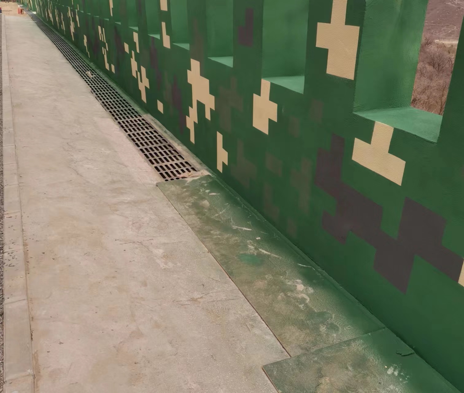 湖州围墙迷彩喷涂,数迷彩漆